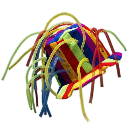 Surprise Multi Color LED Noodle Hat Flashing Dreads SU3332190